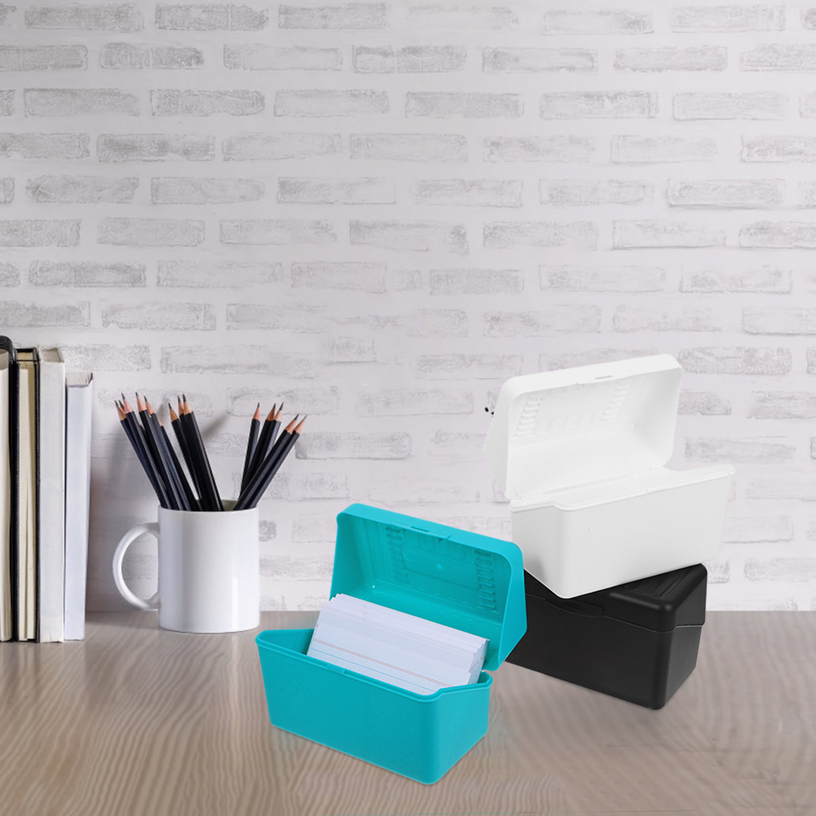 Card Index Box - 1세트 인덱스 카드 보관함, 플래시 카드