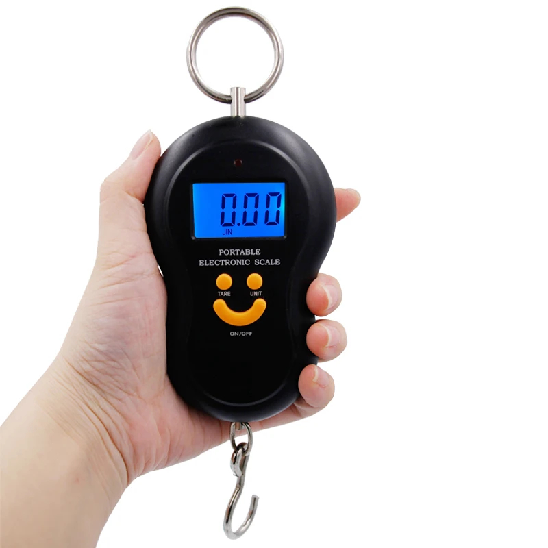 Tape Dispenser Weighted - 50kg 10g 디지털 낚시 규모 교수형