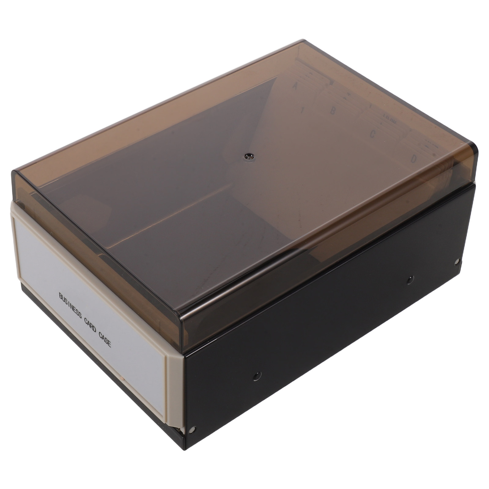 대용량 명함 보관함, 블랙 데스크탑 정리함, 400장  - Card Index Box 리뷰 및 가격