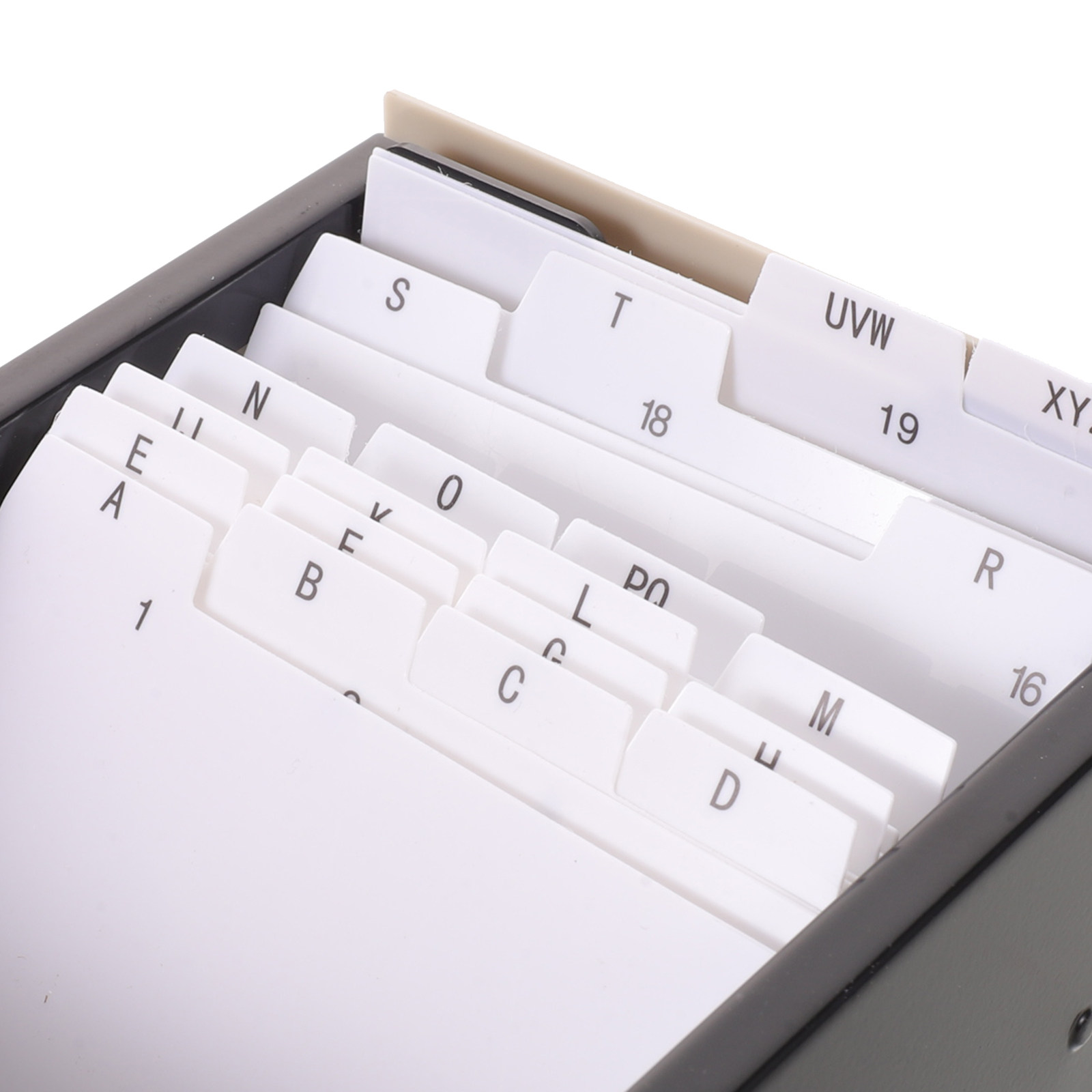대용량 명함 보관함, 블랙 데스크탑 정리함, 400장  - Card Index Box 리뷰 및 가격