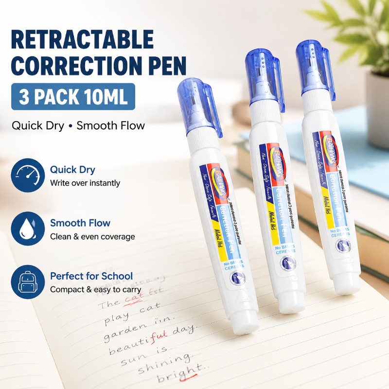 퀵 드라이 수정액 화이트 아웃 액체 지우개 휴대용 필기 - Correction Pen Fine 리뷰 및 가격
