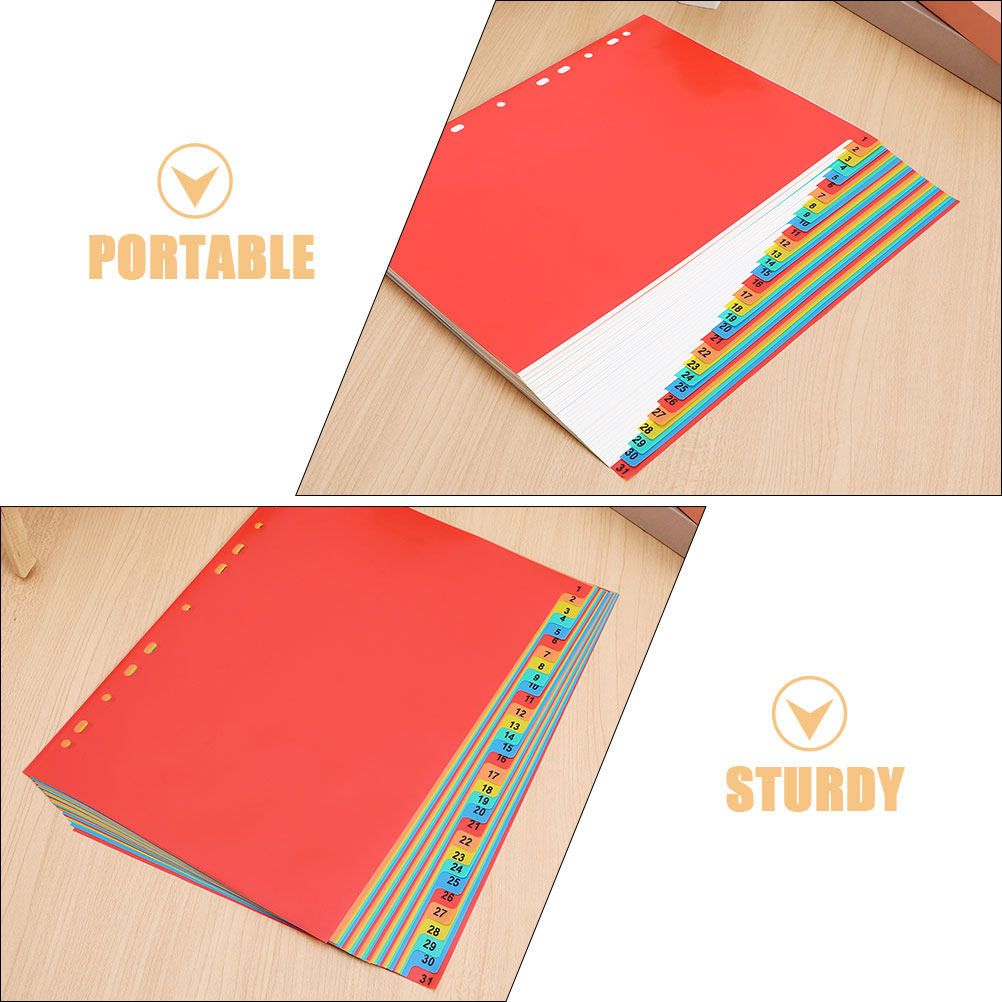 A4 사이즈 플라스틱 인덱스 페이지 분리대 2세트, 1 - Tab Divider A4 리뷰 및 가격