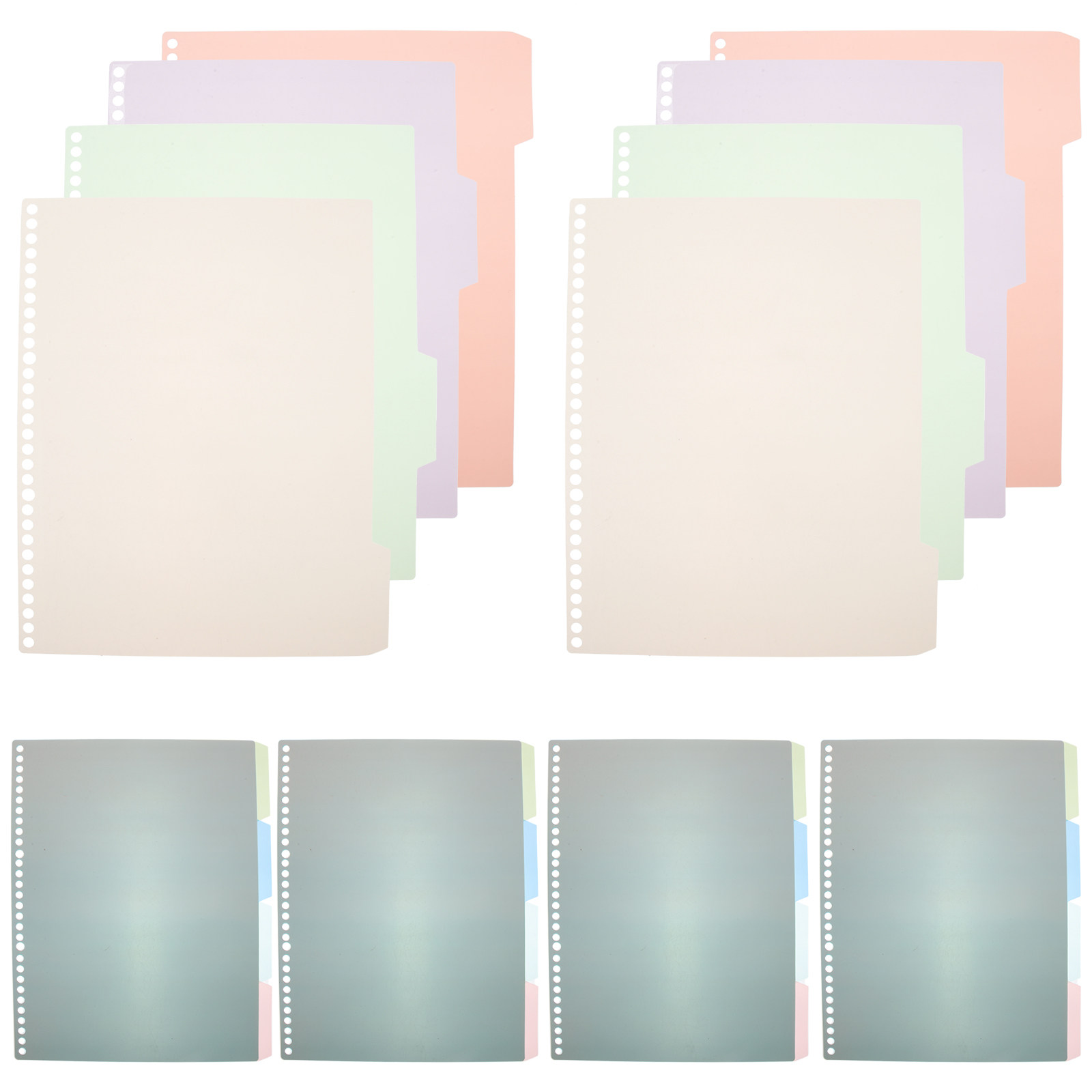 6세트 색상 페이지 구분대, 인덱스 바인더 탭, A4  - Tab Divider A4 리뷰 및 가격